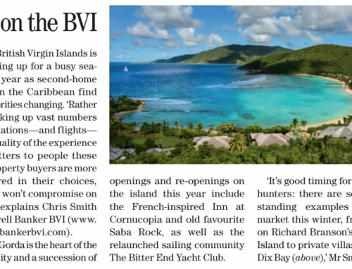 Eye on the BVI: Our feature in Country Life Magazine